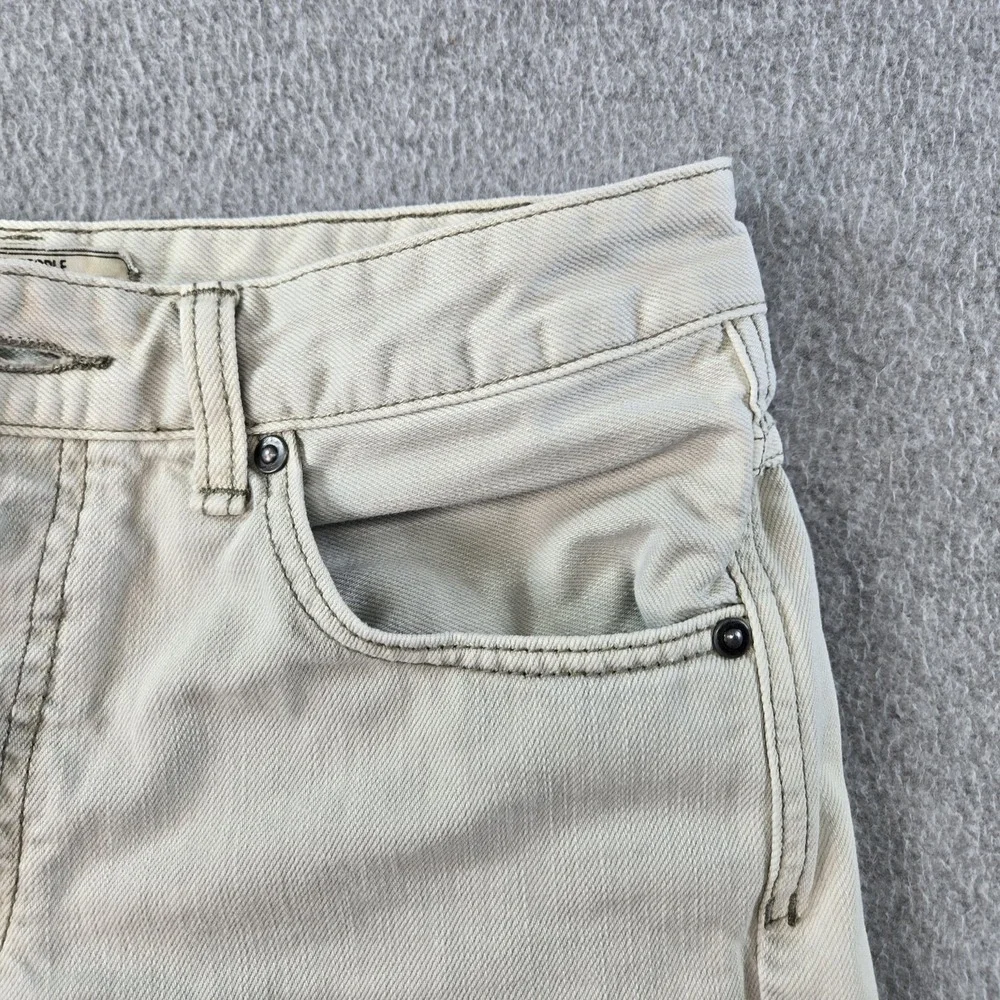 Free People‎ Shorts Womens 27 White Cut-Off Frayed Hem Pockets 2.5 Inseam Denim
